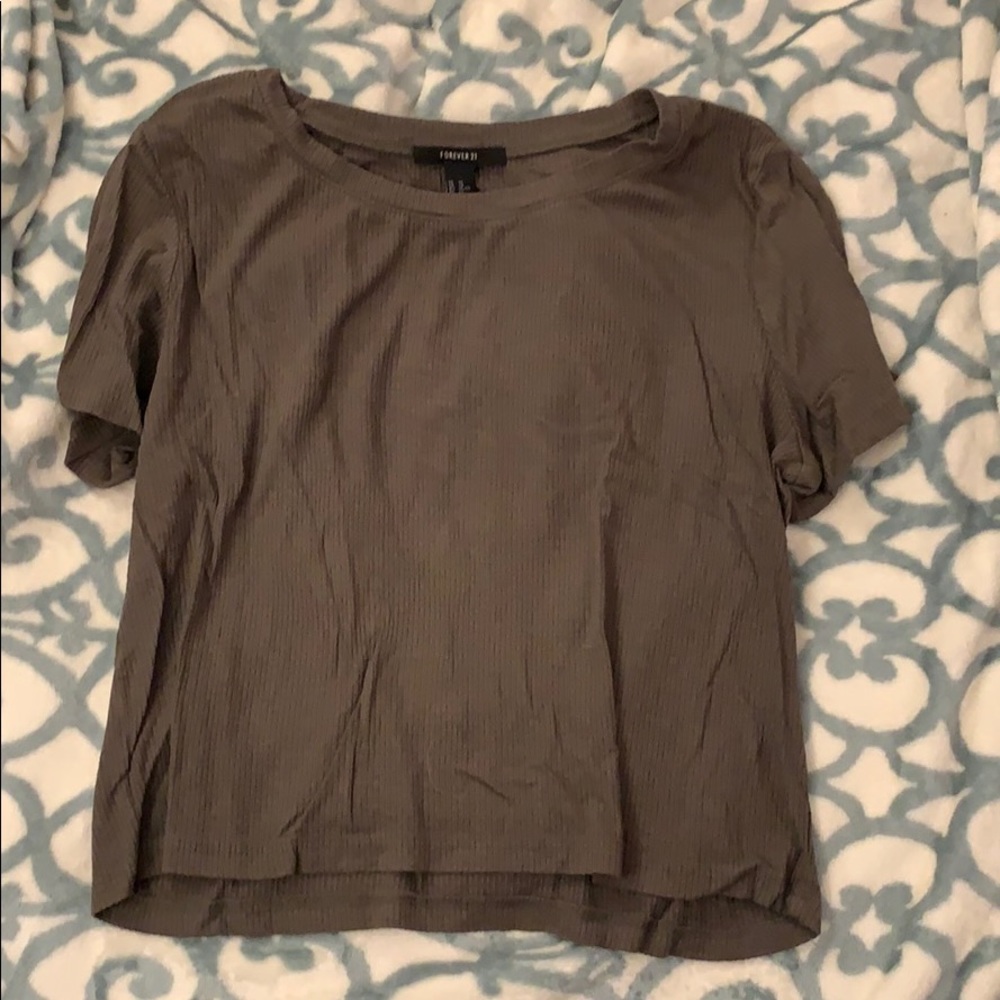 Army green tee